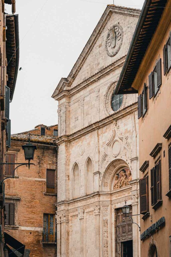 Una de las iglesias mas importantes de Montepulciano